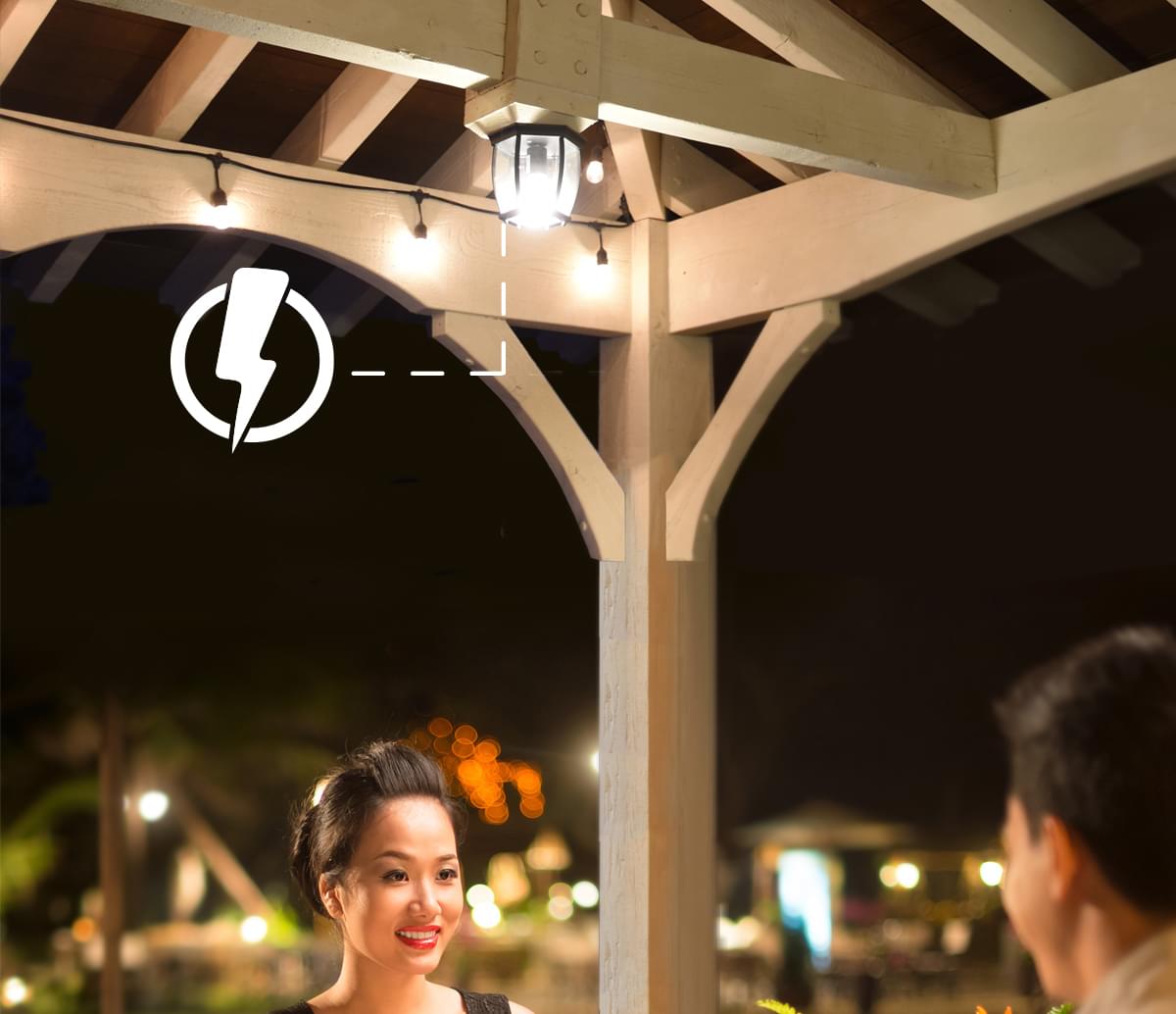 TimberVolt Pergola