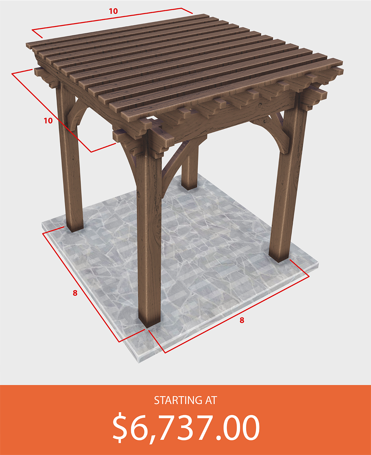 Pergola Size 10*10