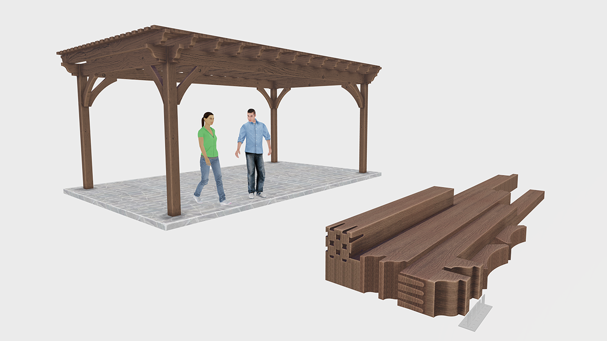 6000 Series Pergola