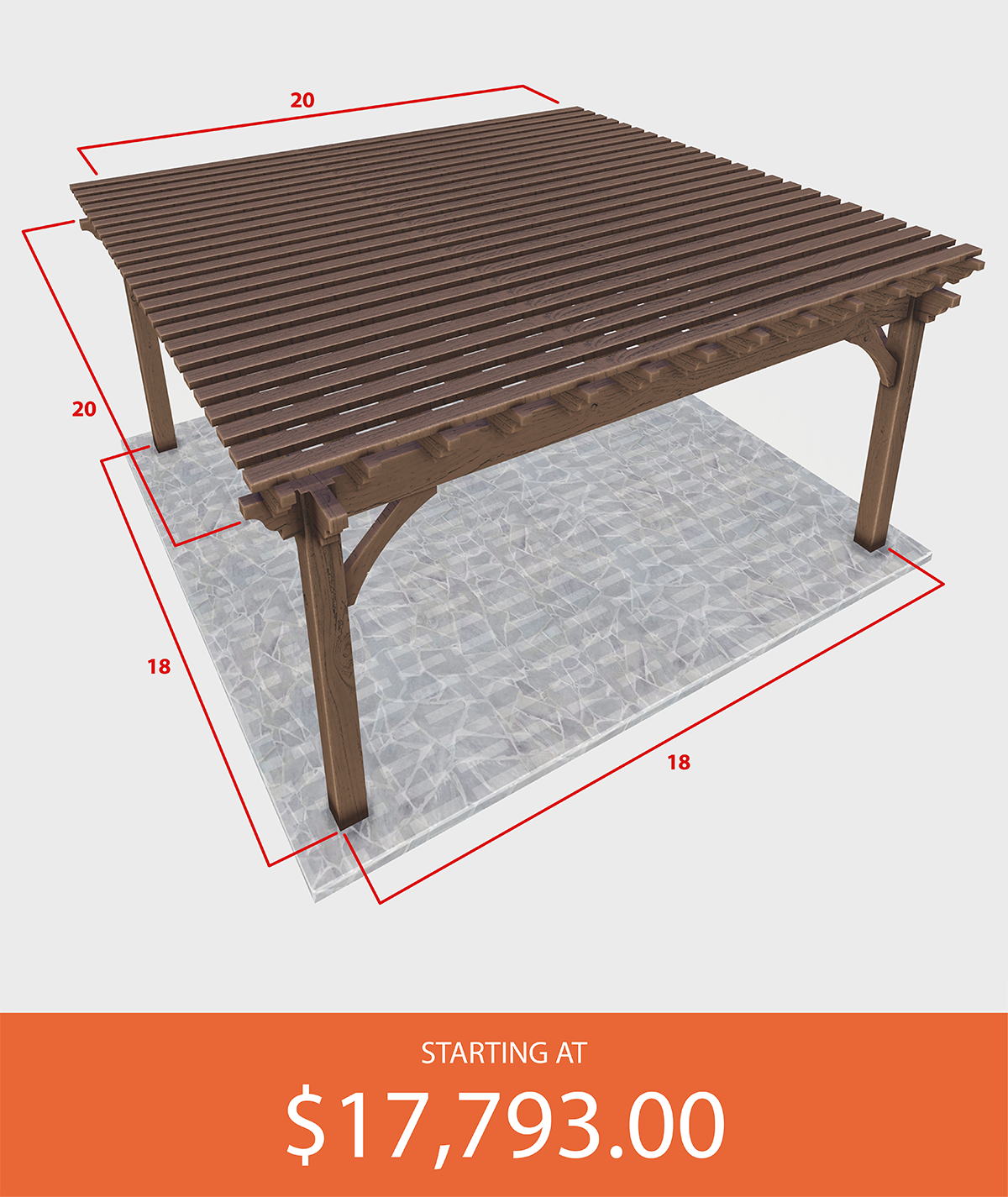 Pergola Size 20*20