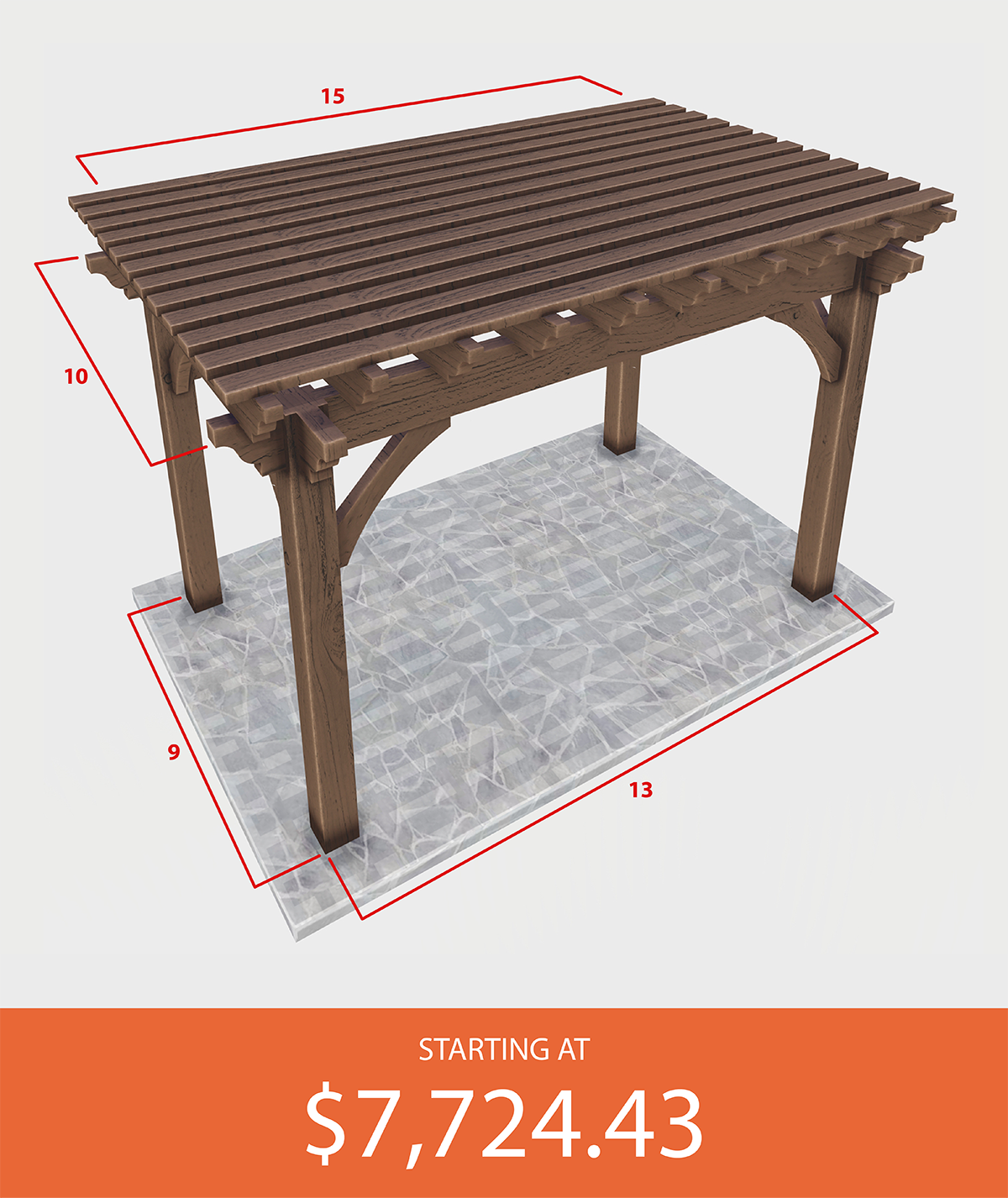 Pergola Size 10*15