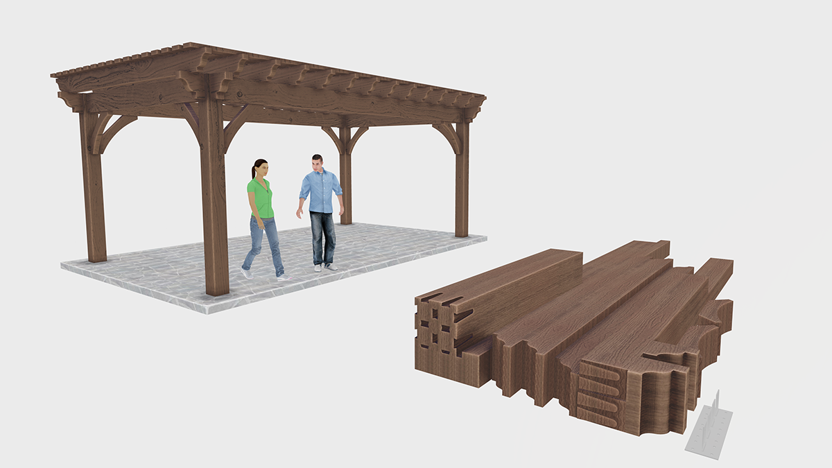 8000 Series Pergola